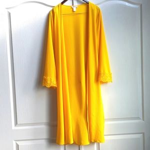 Bright Yellow Cardigan